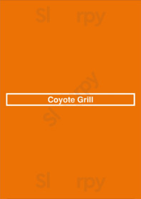 Coyote Grill menu