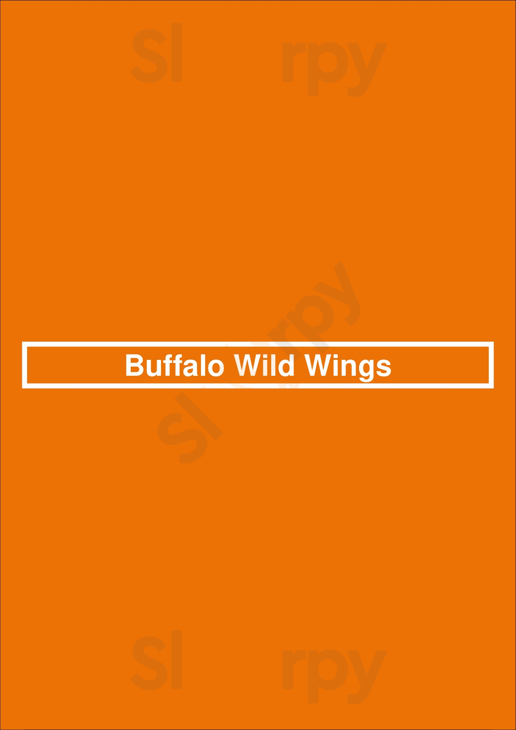 Buffalo Wild Wings Tomball Menu - 1