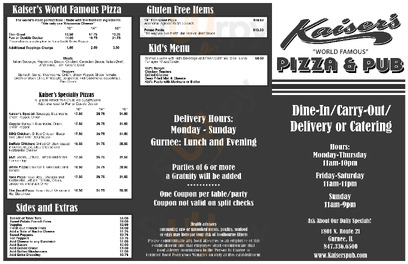 Kaiser's Pizza & Pub, Gurnee