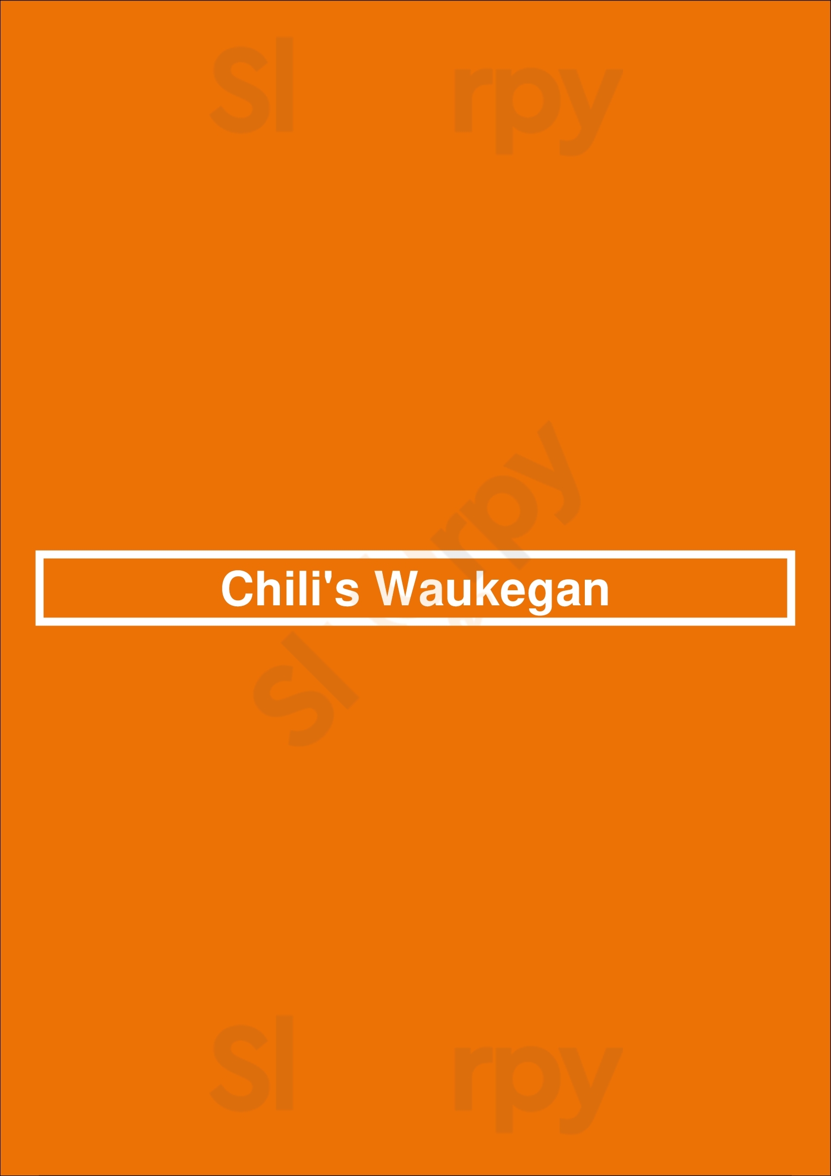 Chili's Waukegan Waukegan Menu - 1