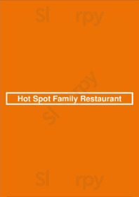 Hot Spot Family Restaurant menu