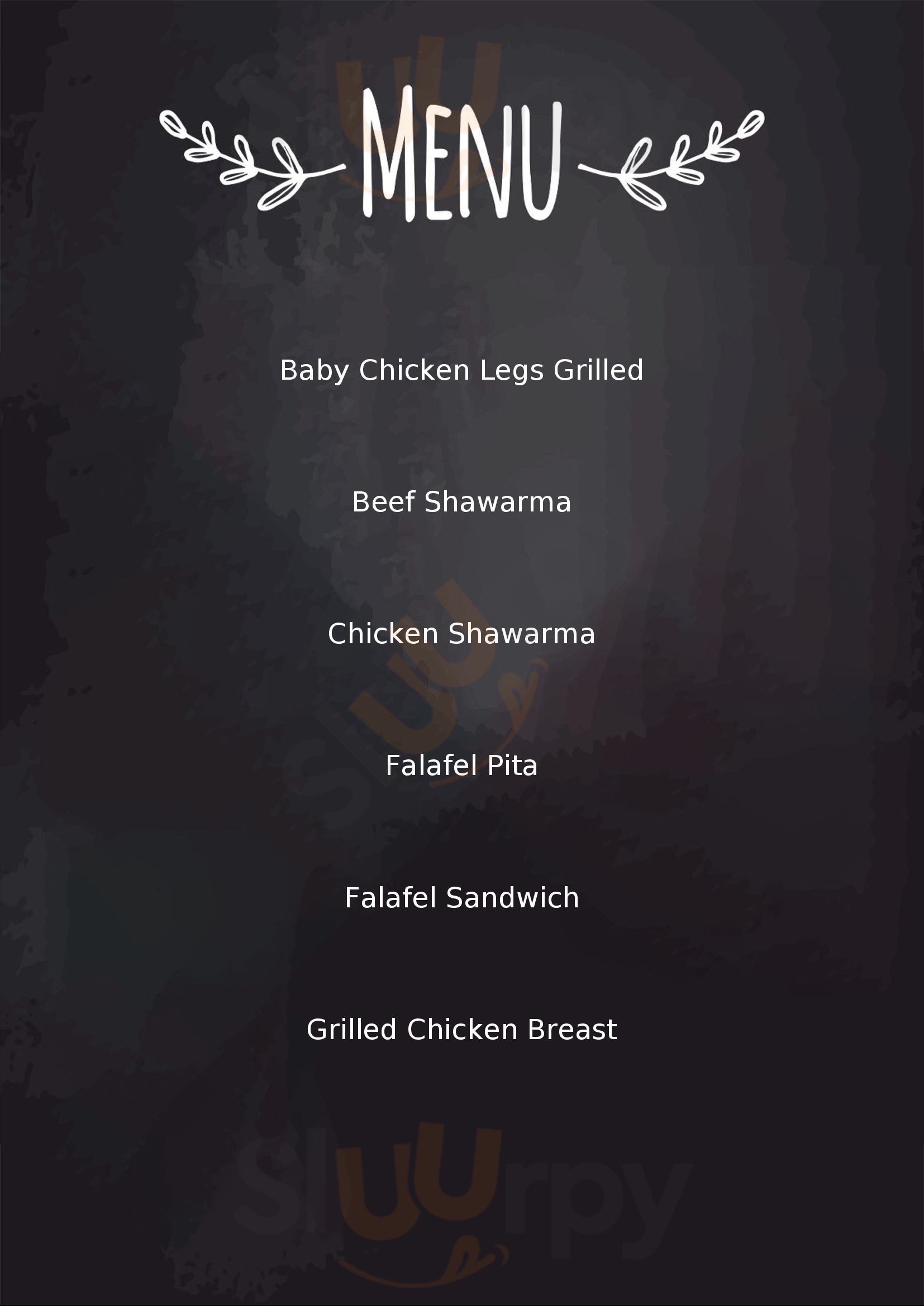 Hummus Achla Hallandale Beach Menu - 1