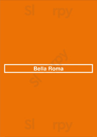 Bella Roma menu