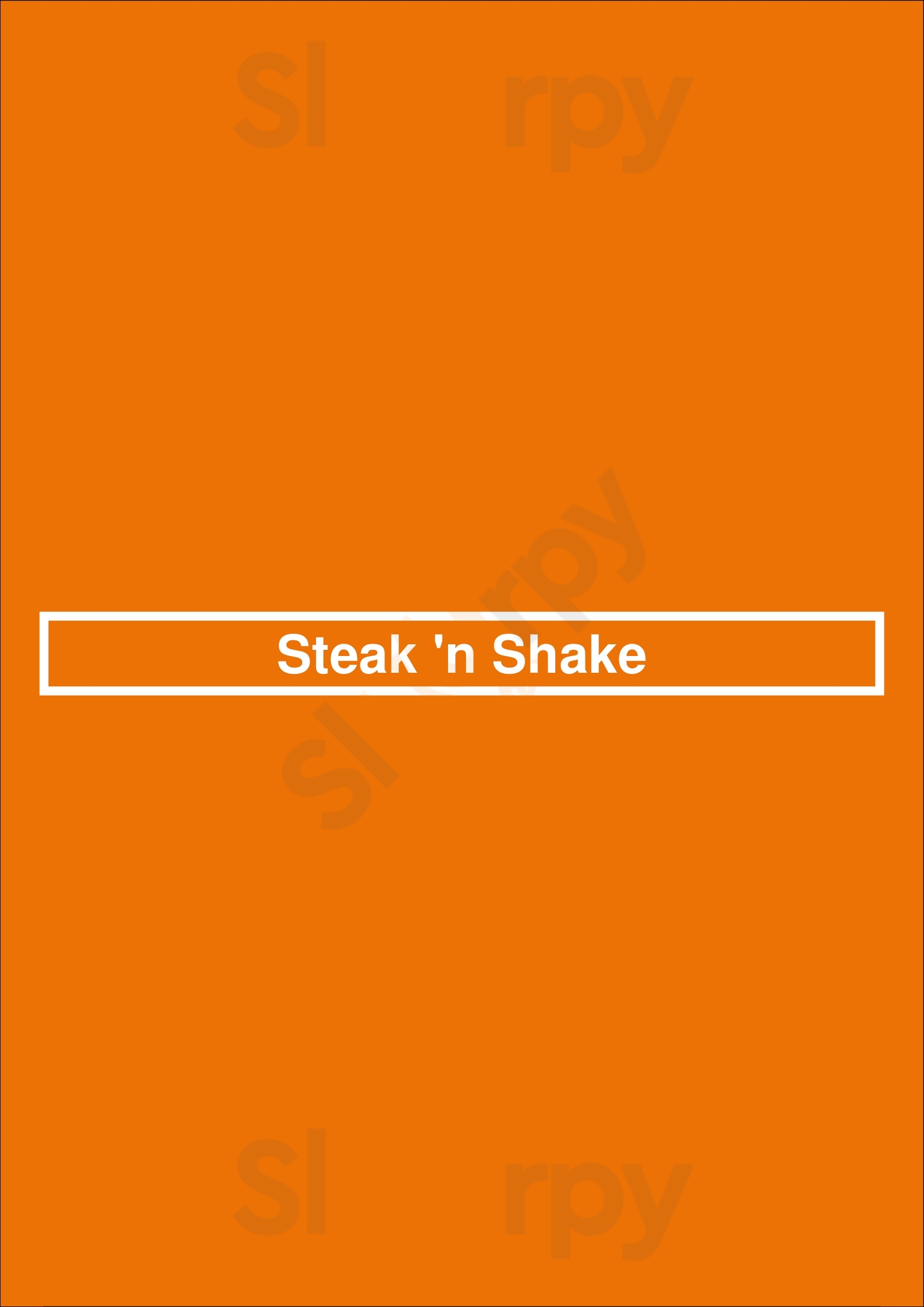 Steak 'n Shake Portage Menu - 1