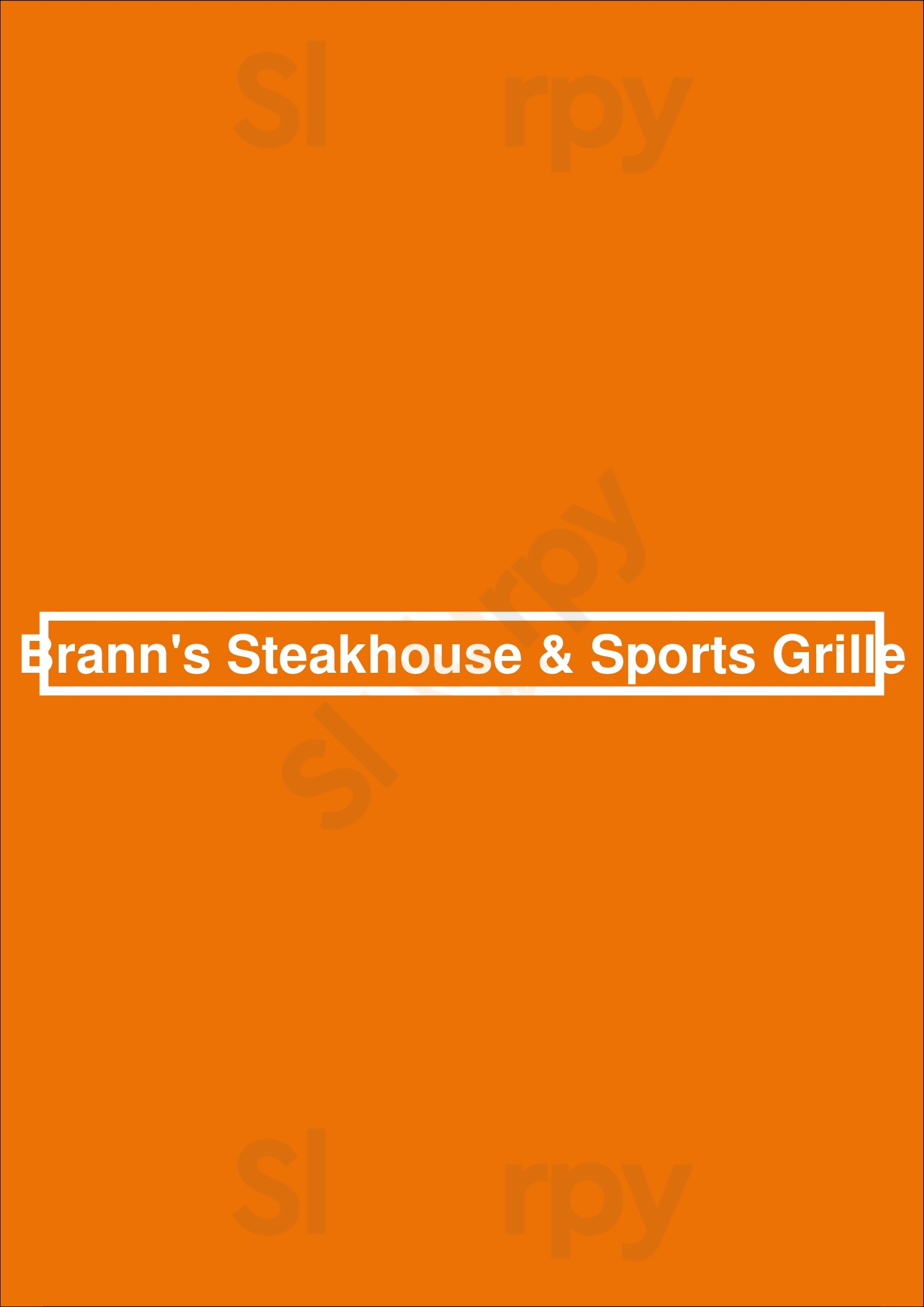 Brann's Steakhouse & Sports Grille Portage Menu - 1