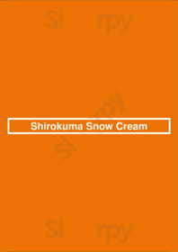 Shirokuma Snow Cream