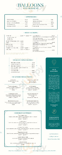 Balloons Restaurant & Catering