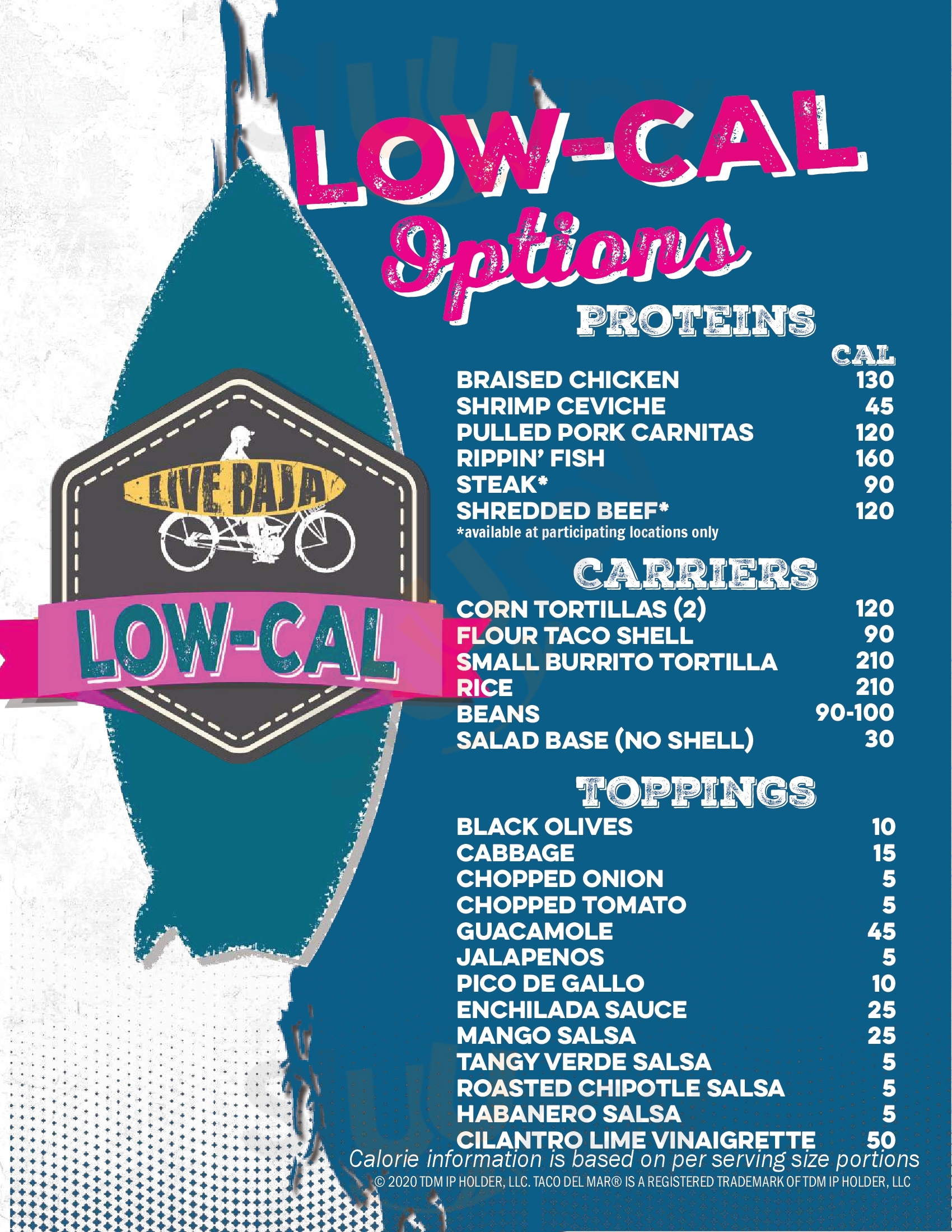 Main Menu - Taco Del Mar