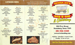 Schulze's Bbq & Catering, Rosenberg