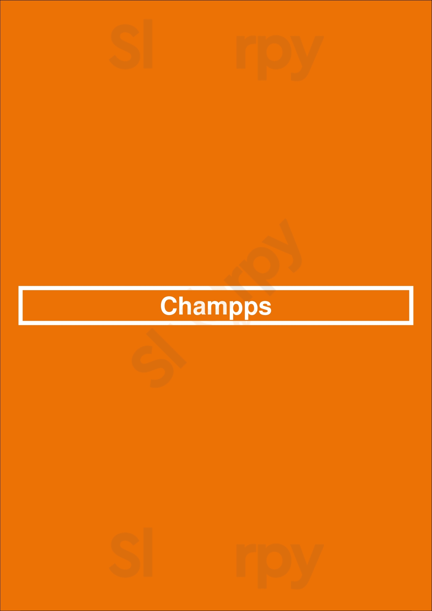 Champps - Victor, Ny Victor Menu - 1