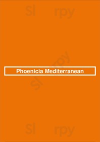 Phoenicia Mediterranean menu