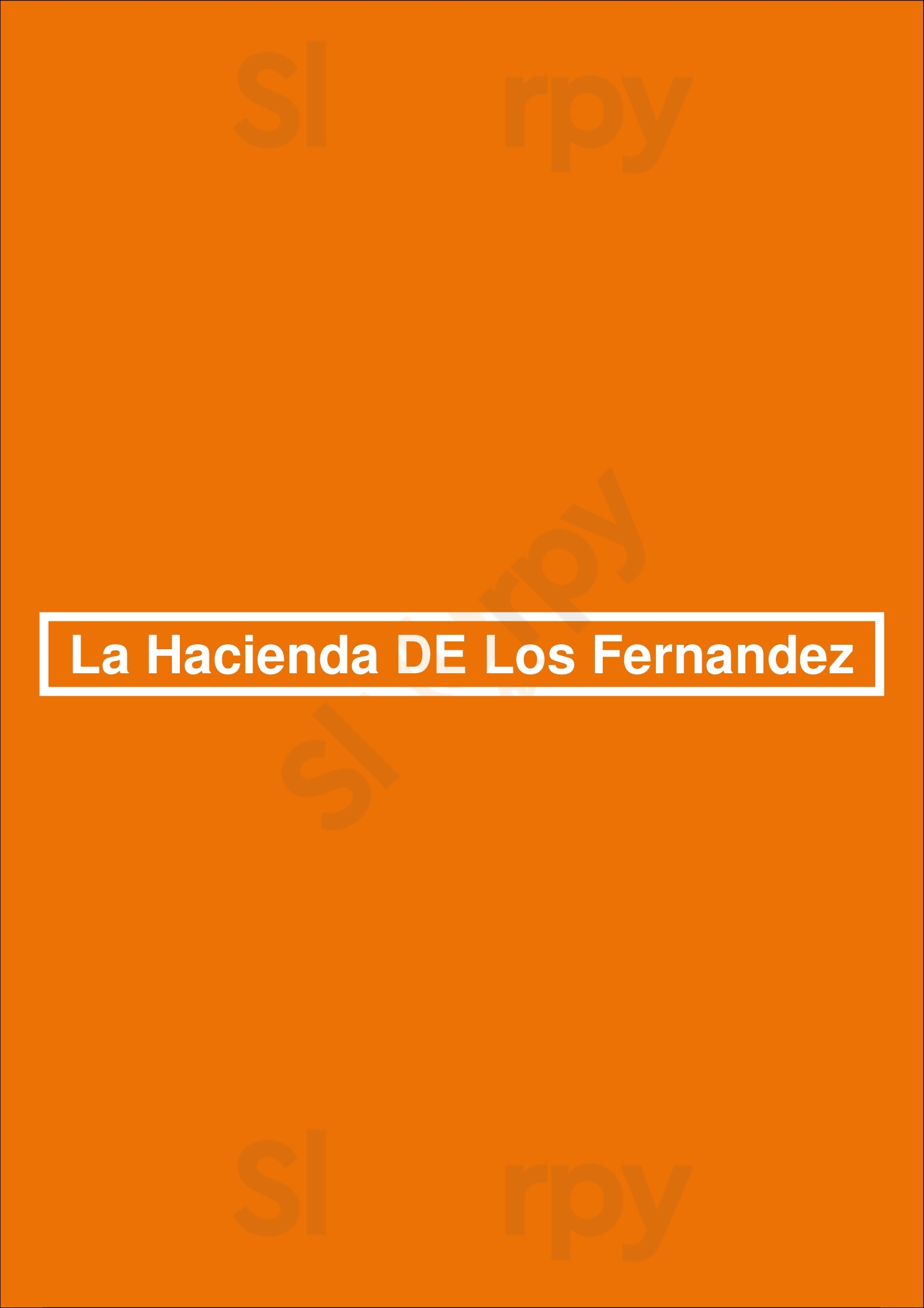La Hacienda De Los Fernandez Addison Menu - 1