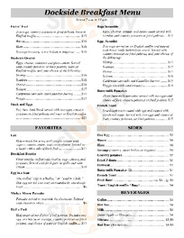 Tognazzini's Dockside Restaurant