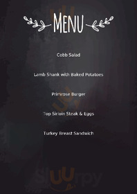 Primrose menu