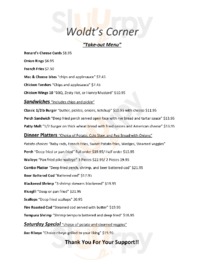 Woldts Corner Pub, Sturgeon Bay