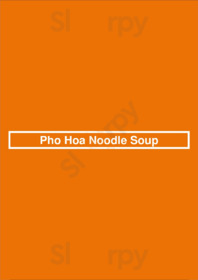 Pho Hoa Noodle Soup