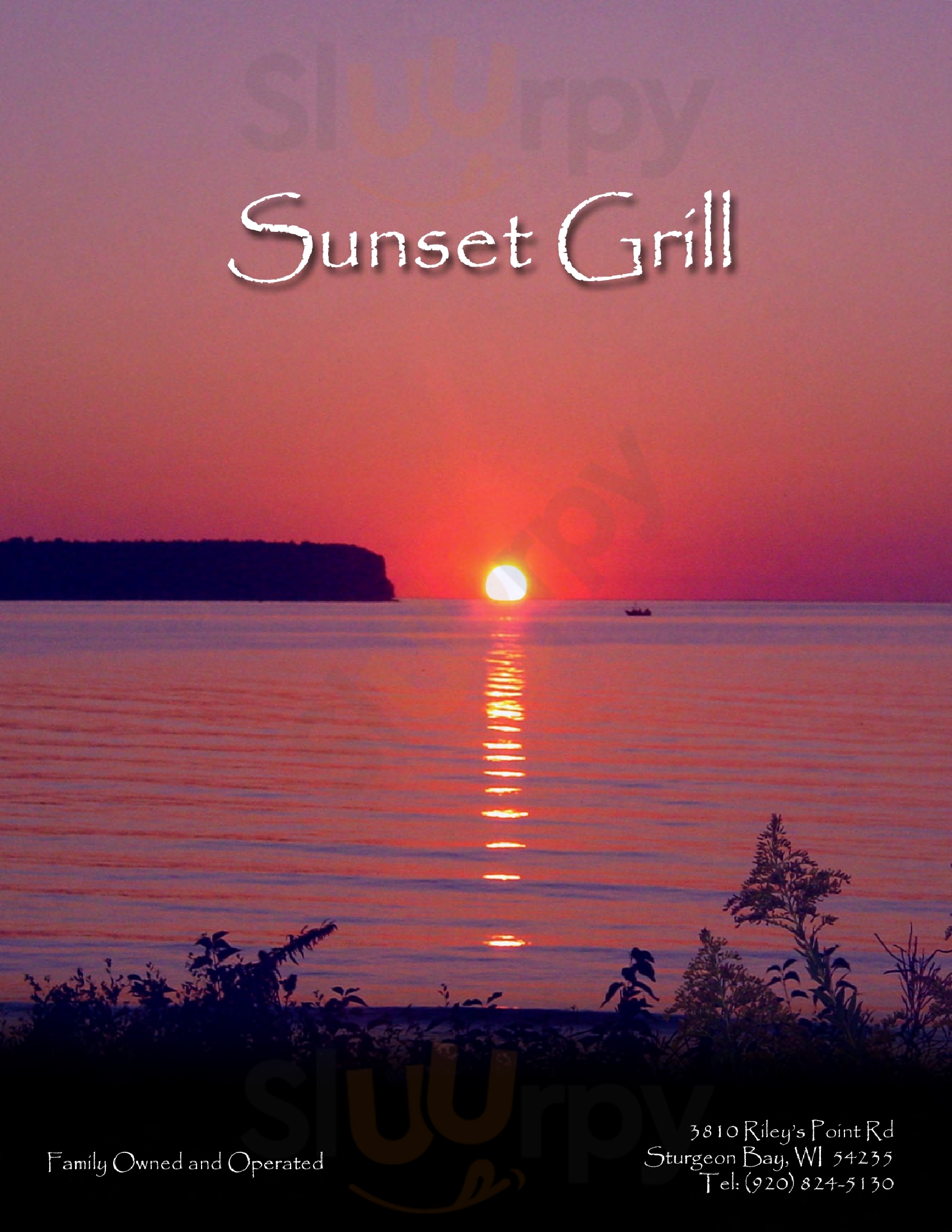 Sunset On Rileys Point Sturgeon Bay Menu - 1