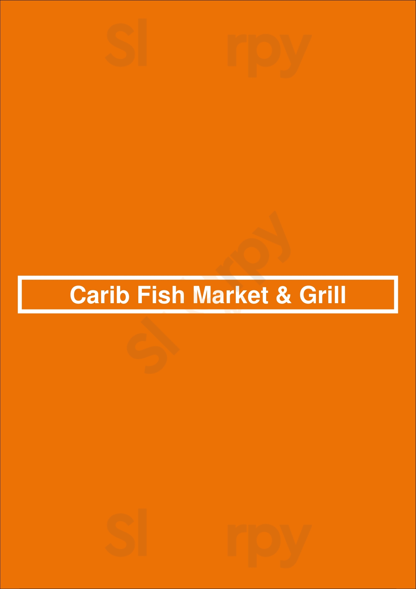 Carib Fish Market & Grill Mount Vernon Menu - 1