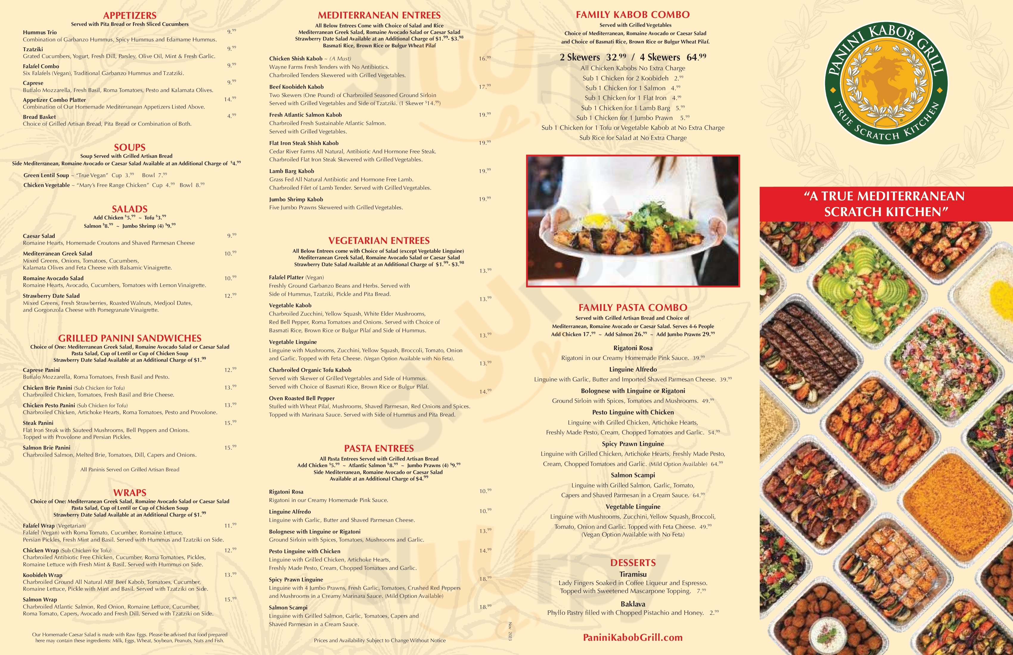 Panini Kabob Grill - Aliso Viejo Aliso Viejo Menu - 1