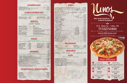 Nino's New York Style Pizza & Italian Restaurant