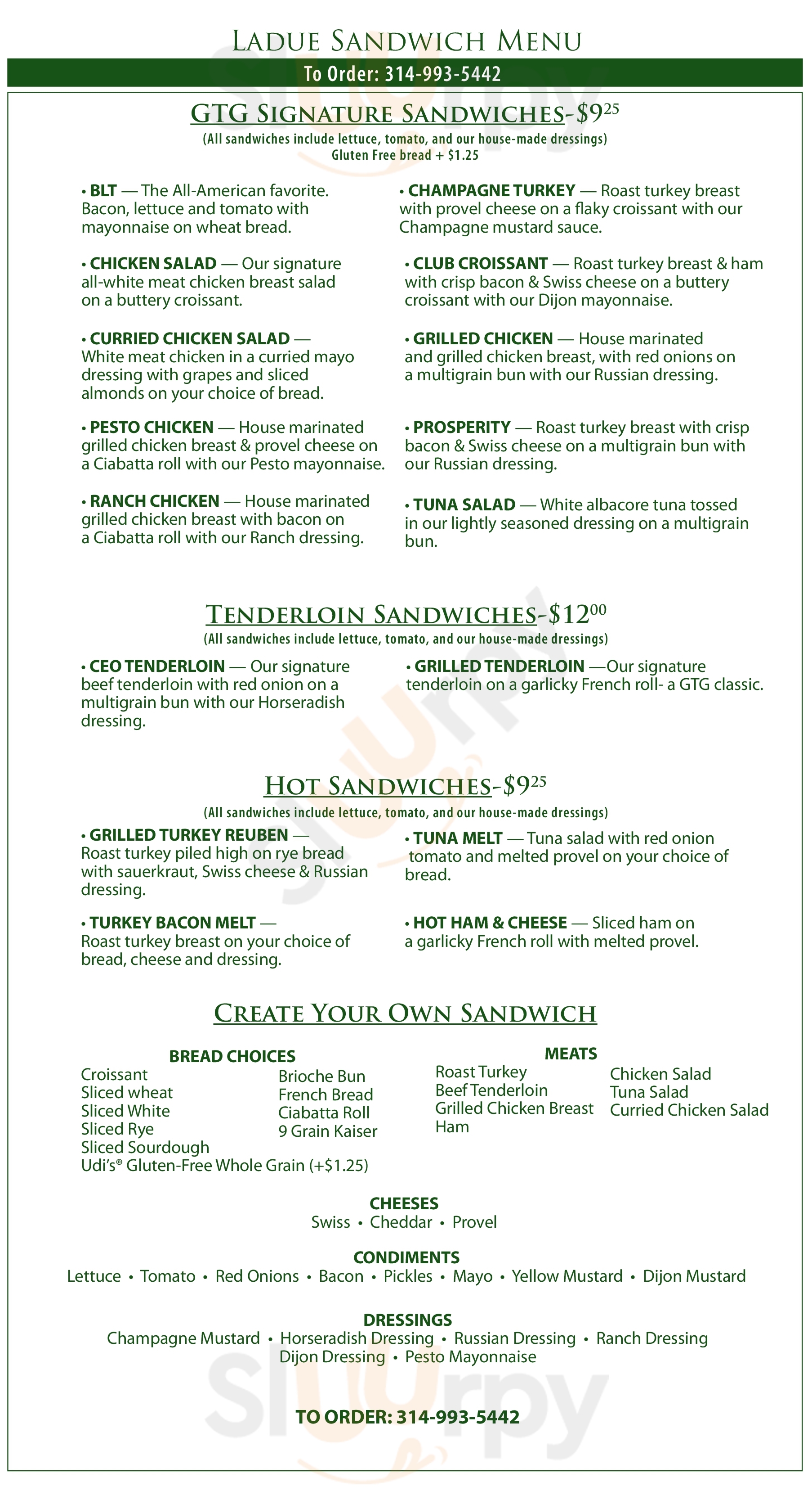 Gourmet To Go Maryland Heights Menu - 1