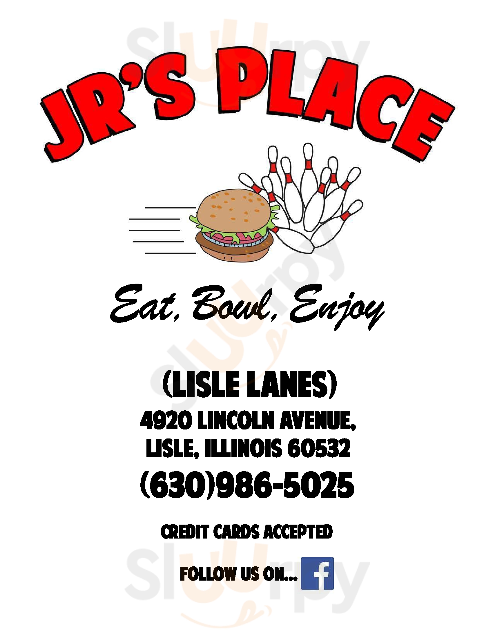 Jr's Place Restaurant Lisle Menu - 1