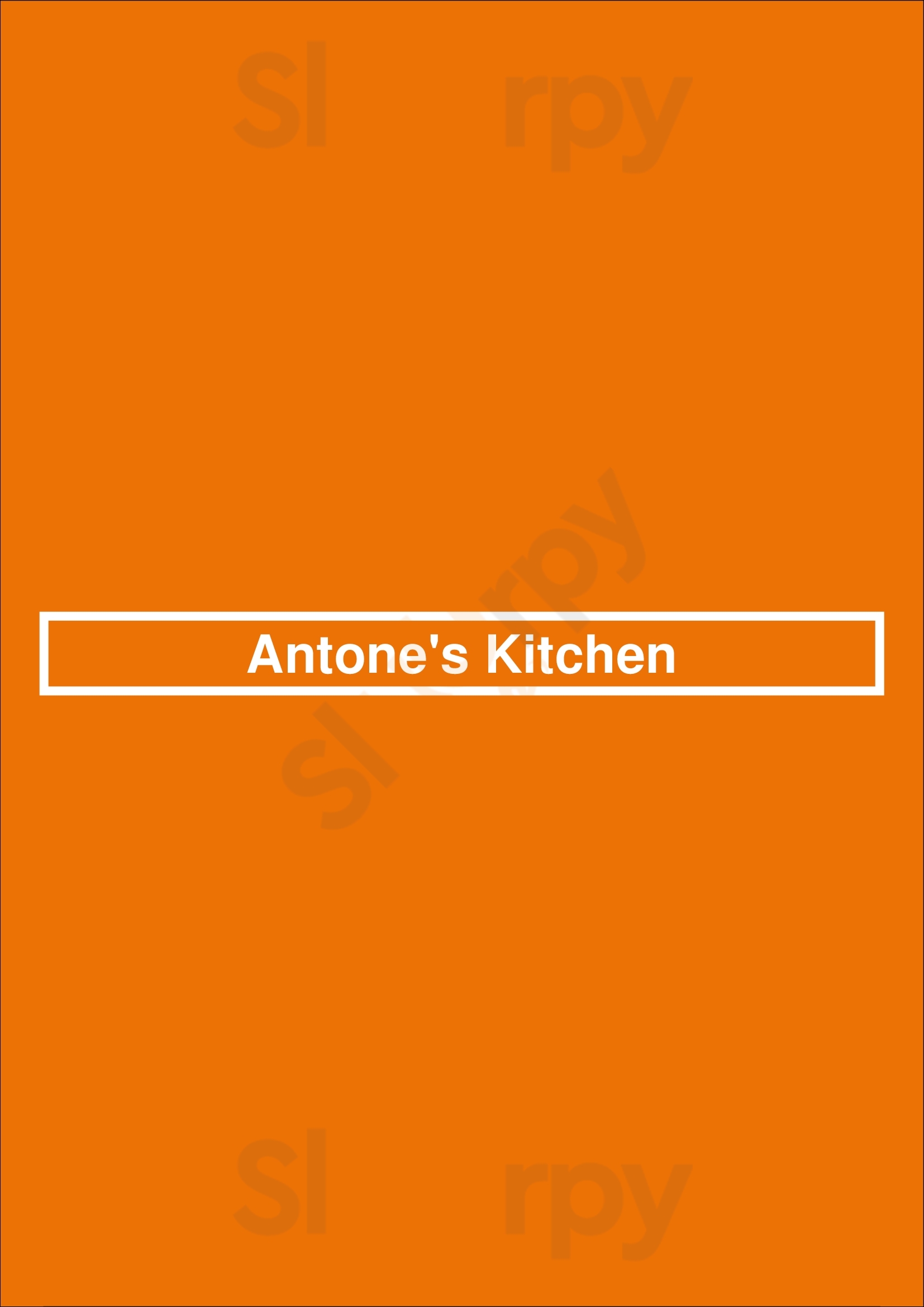 Antone's Kitchen Boardman Menu - 1