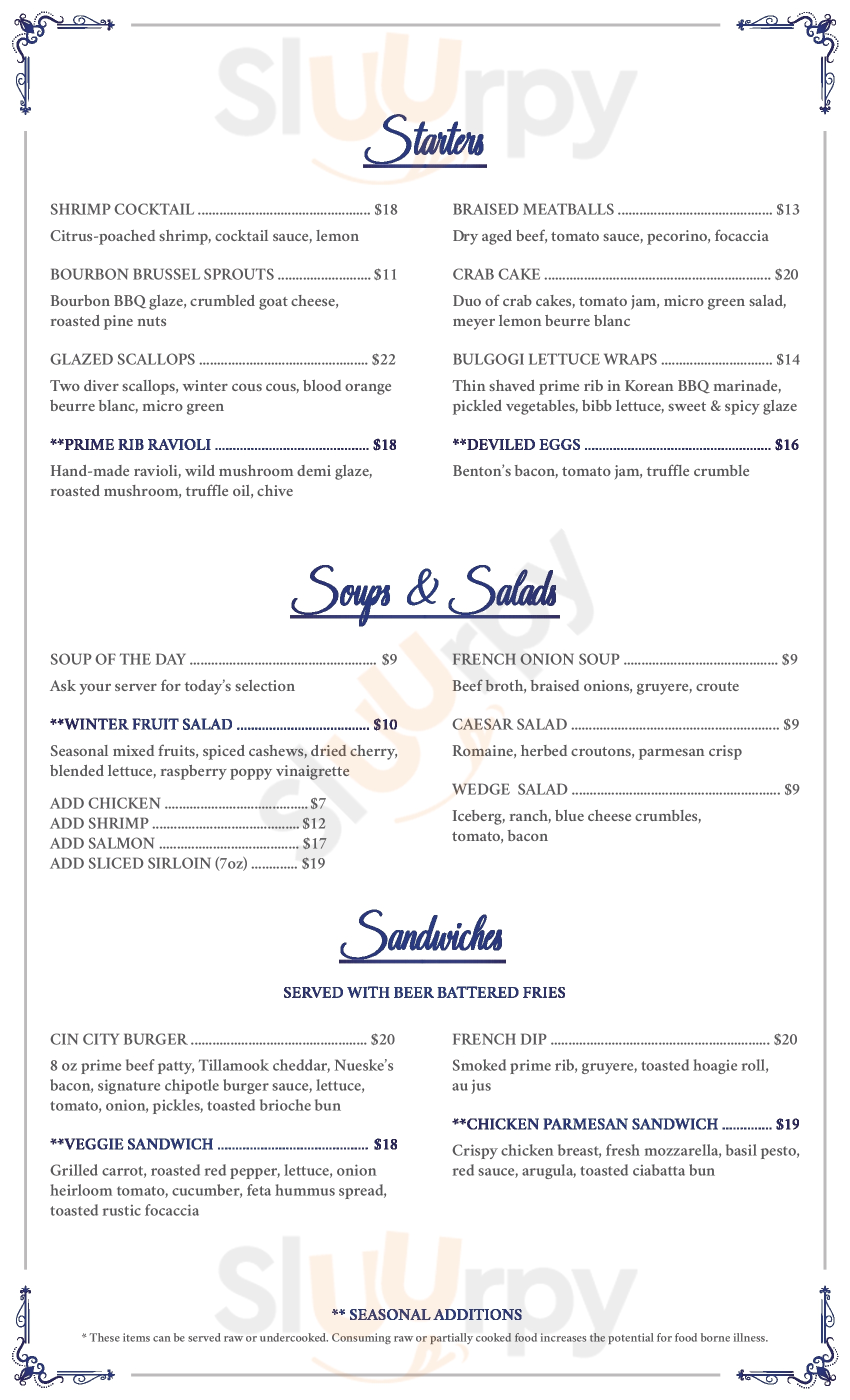 Acres Lebanon Menu - 1