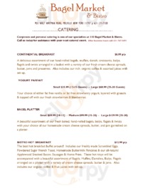 110 Bagel Market & Bistro