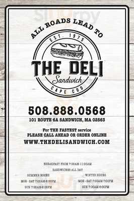 The Deli, Sandwich