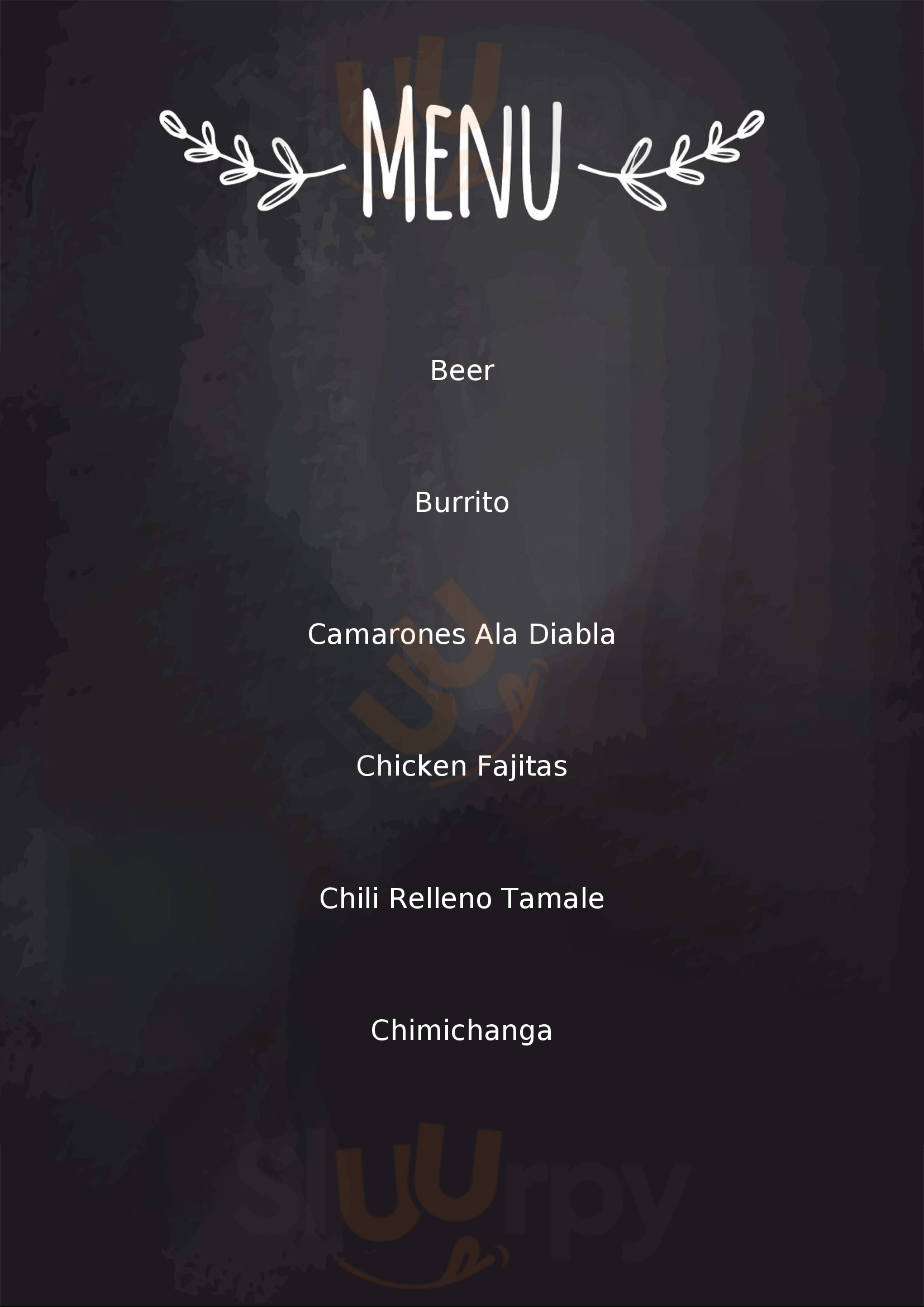 El Burrito Feliz Saugatuck Menu - 1