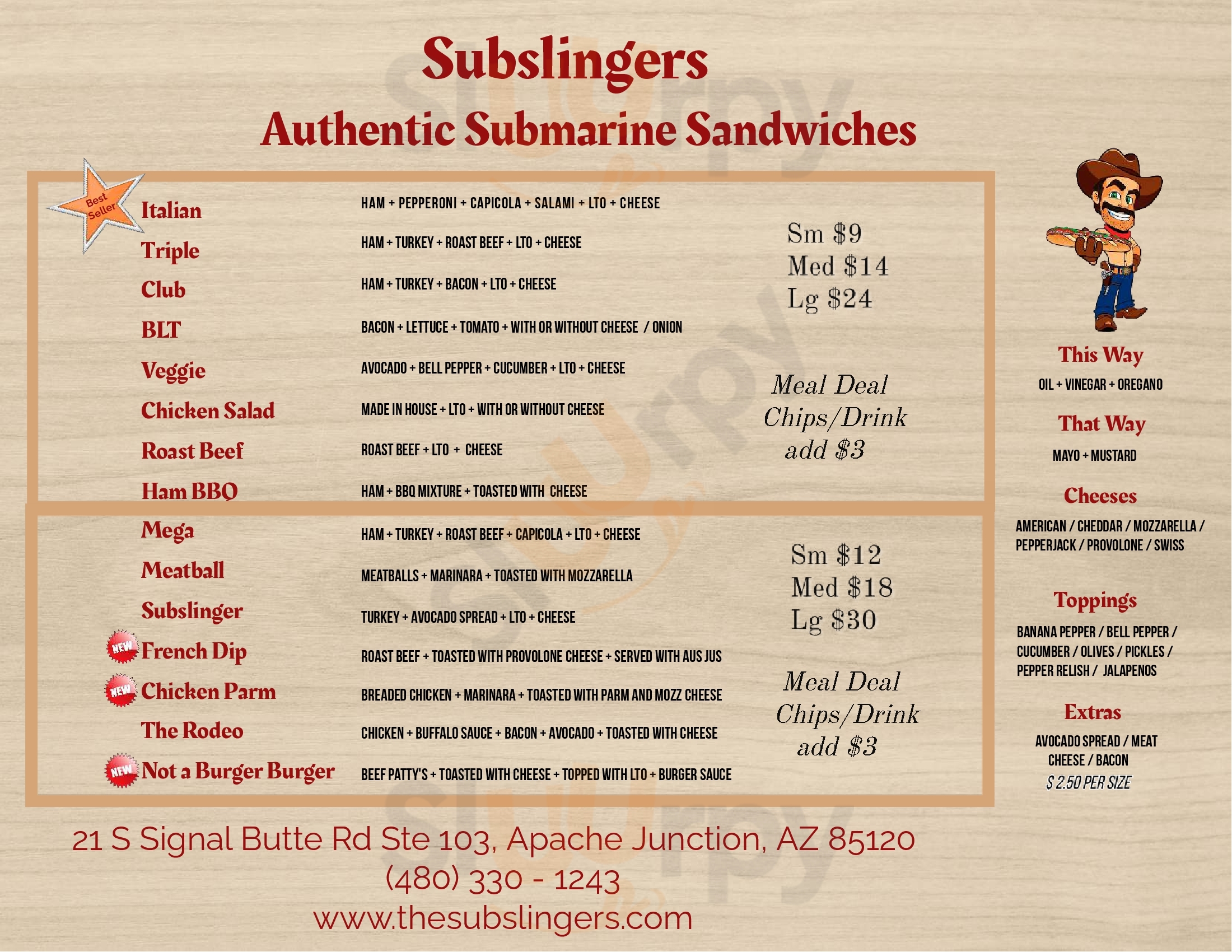Main Menu - The Subslingers