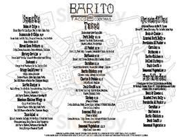 Barito Taco's Cocktails