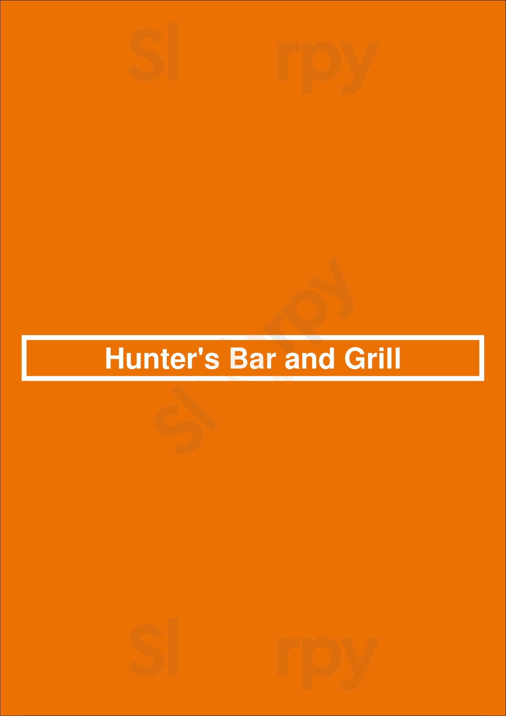 Hunter's Bar And Grill Potomac Menu - 1