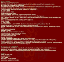 Alessio's Seafood Grille menu