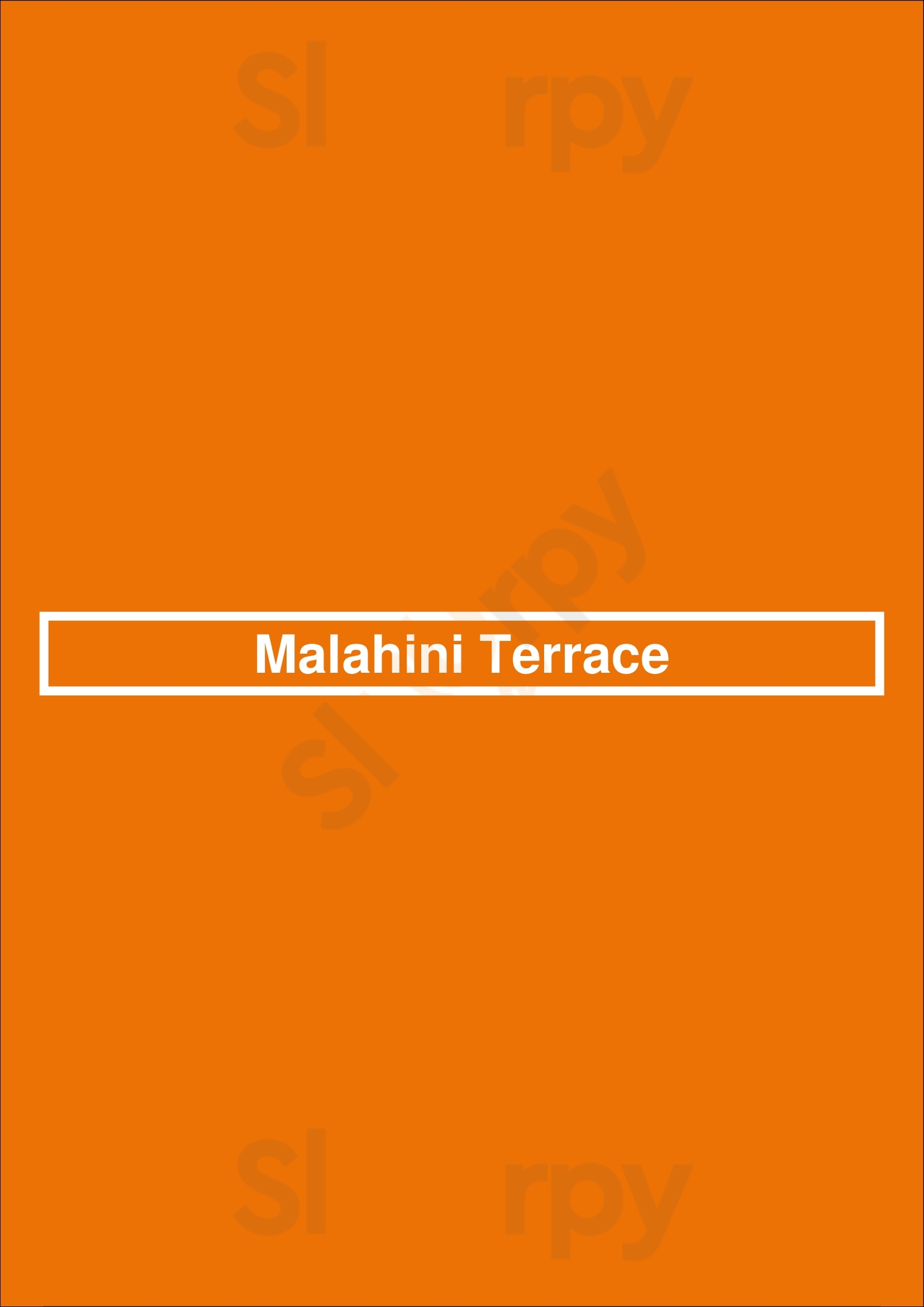 Malahini Terrace Willowbrook Menu - 1