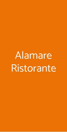 Alamare Ristorante, Bagnolo Mella