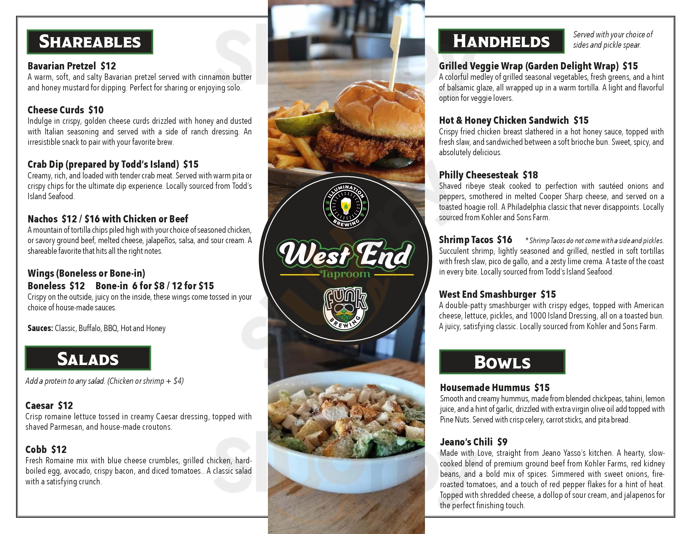 Funk Brewing Elizabethtown Menu - 1