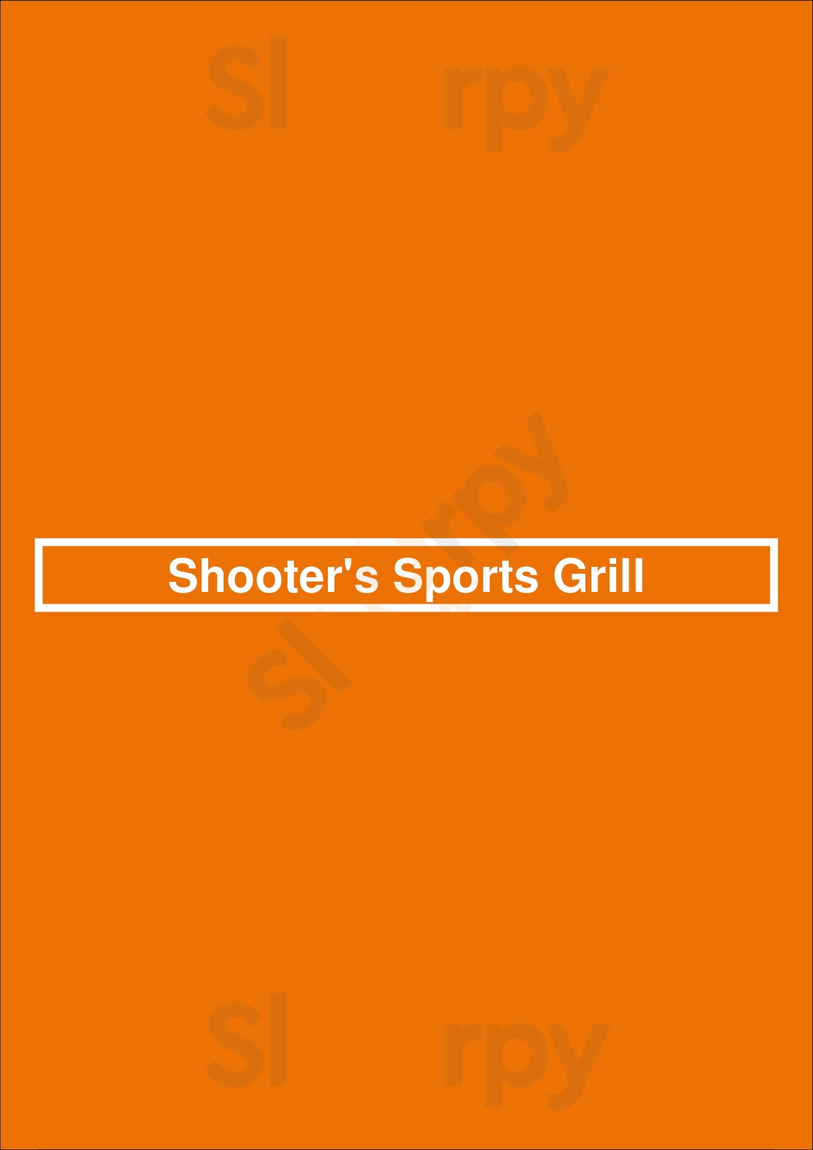 Shooter's Sports Grill Liberty Township Menu - 1