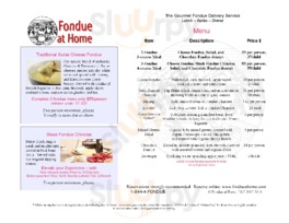Fondue At Home
