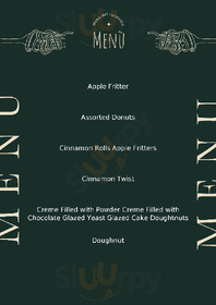 Flip Flops Donut Shop menu