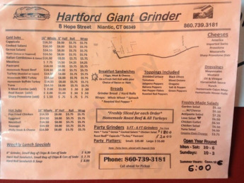 Hartford Giant Grinder, Niantic