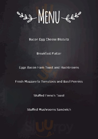 The Garden Cafe menu