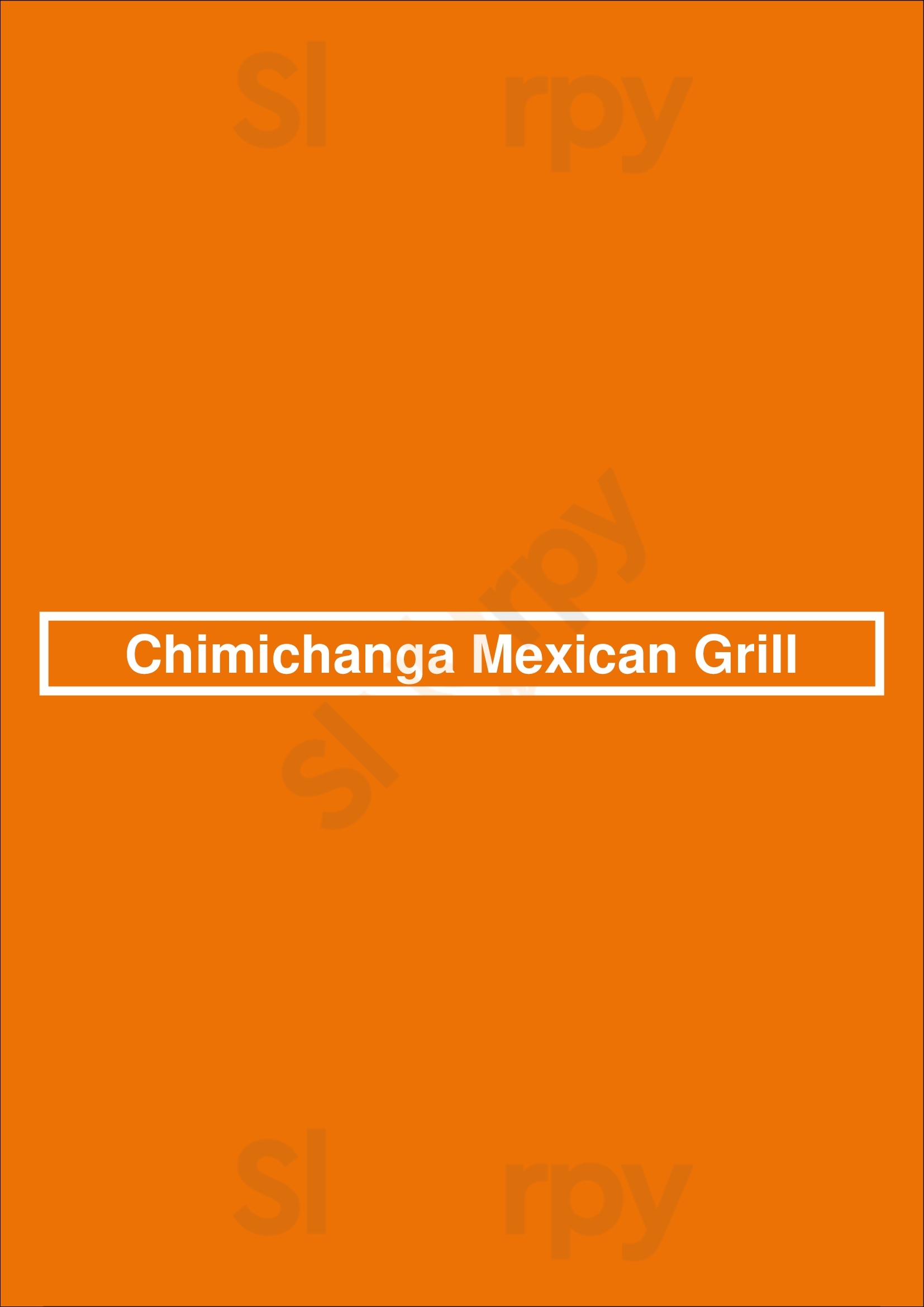 Chimichanga Mexican Grill Lake Ronkonkoma Menu - 1