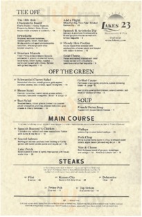 Lakes 23 Restaurant & Pub