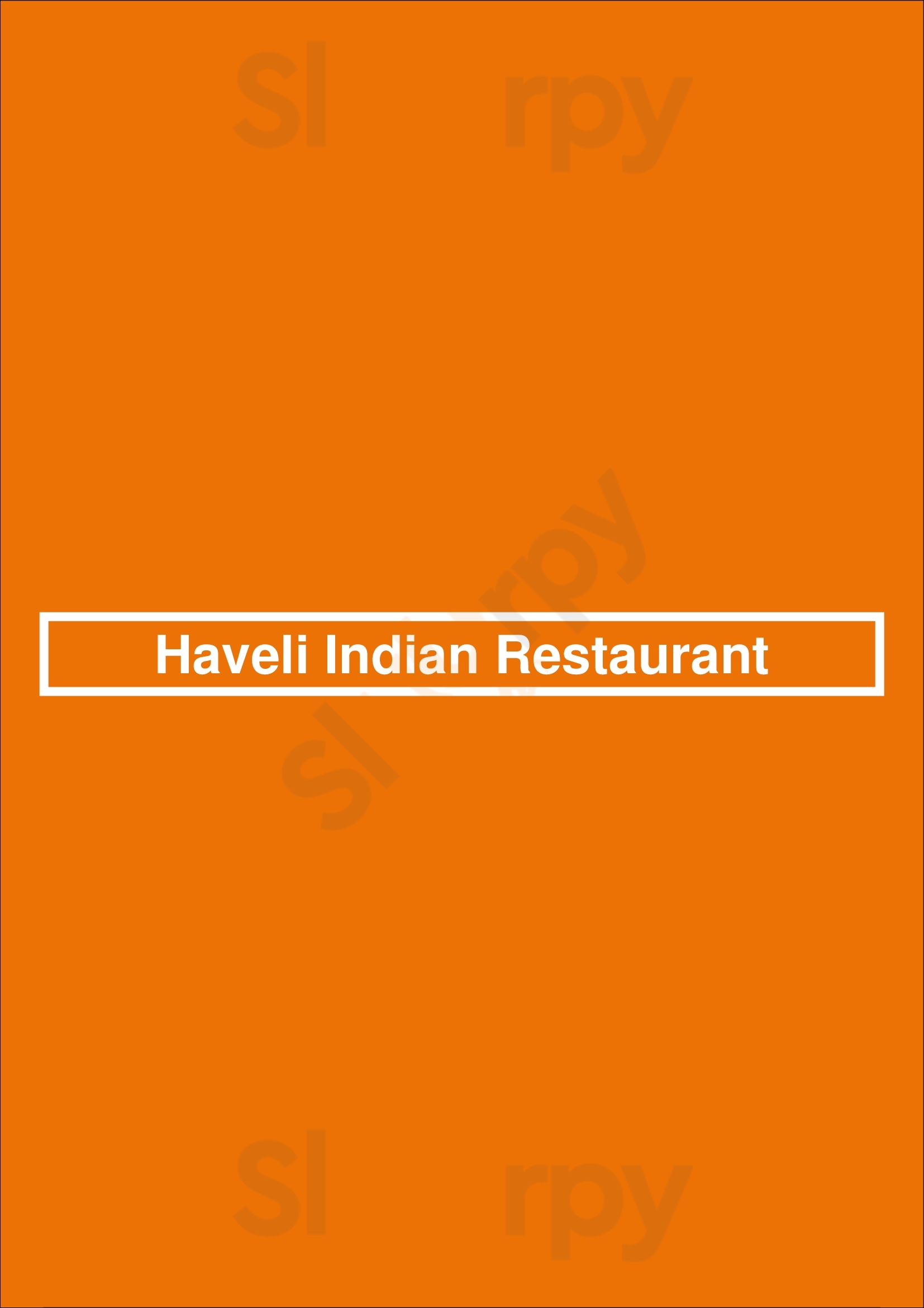 Haveli Indian Restaurant Saint Louis Menu - 1