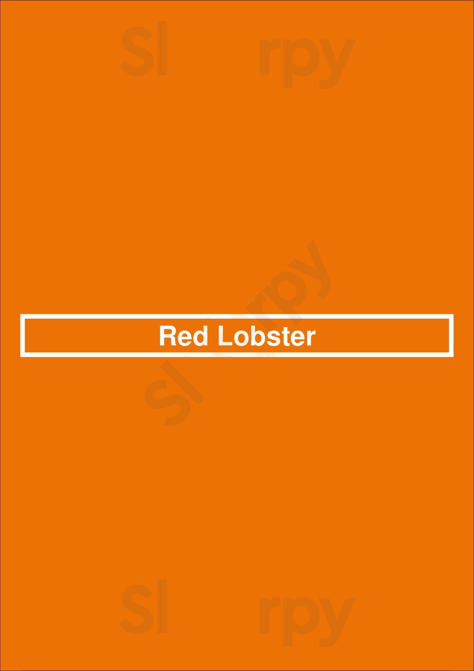 Red Lobster Ledgewood Menu - 1