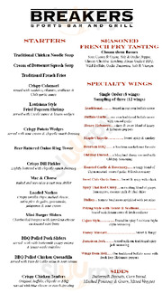 Breakers Sports Bar And Grill