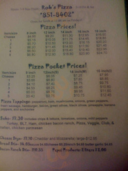 Rob's Pizza, Stockbridge