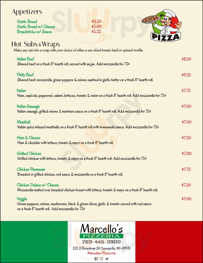 Marcello's Pizza & Subs, Cassopolis